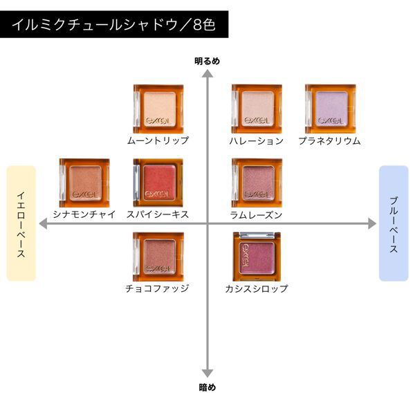 excel イルミクチュールシャドウ シナモンチャイ - アイシャドウ