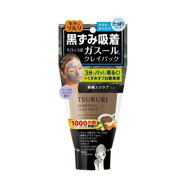 ツルリ 黒ずみ吸着 海泥パック 150g×5本セット