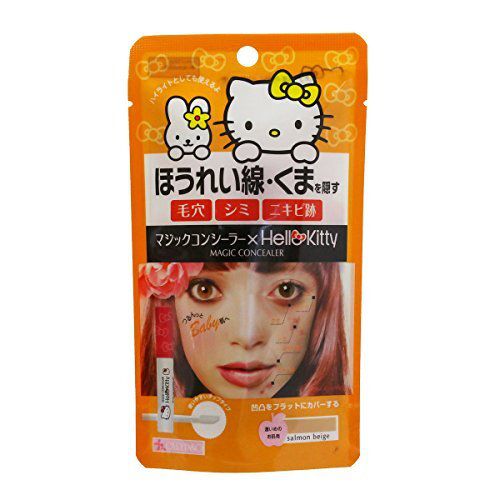 ほうれい線やシワを光で拡散! CALYPSO(カリプソ)『マジックコンシーラー ハローキティ サーモンベージュ』をレポに関する画像1
