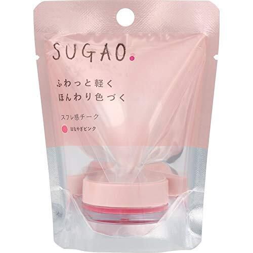 Sugao スフレ感チーク はなやぎピンク 4 8gの通販 使用感 口コミ付 Noin ノイン