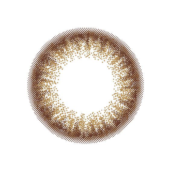 オリーブの隠しカラーで輝くフチ盛りブラウンのRe coco(リココ)『リココ ワンデー ルーセントリーフ』をレポ!に関する画像12