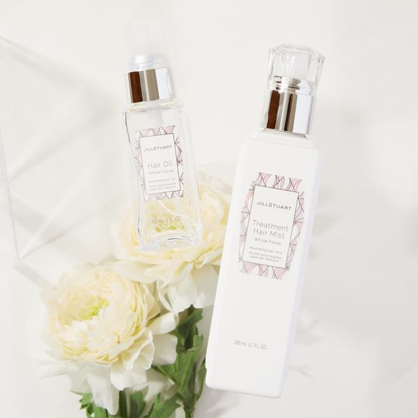 植物由来のヘアオイル。JILLSTUART(ジルスチュアート)『ヘアオイル <ホワイトフローラル>』の使用感レポに関する画像1