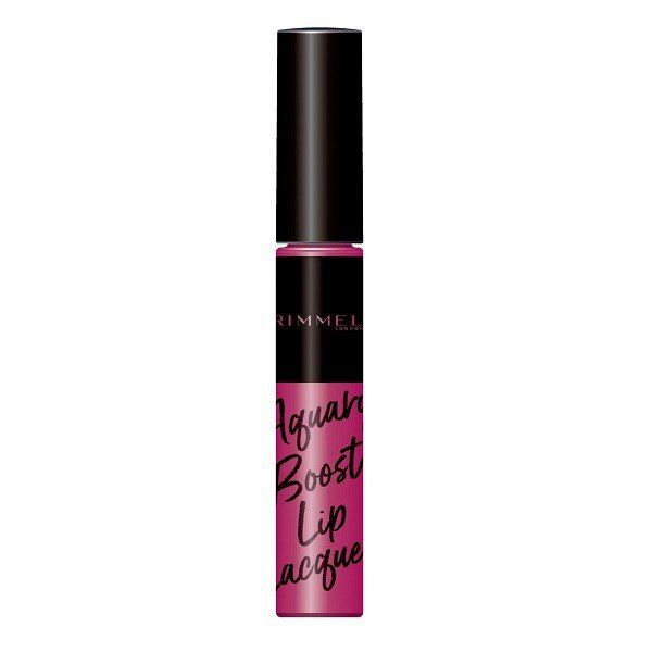 ポップな気分にピッタリ!RIMMEL(リンメル)『アクアリィブーストリップラッカー 002 ポップで楽しいパーティーピンク』の使用感をレポに関する画像1