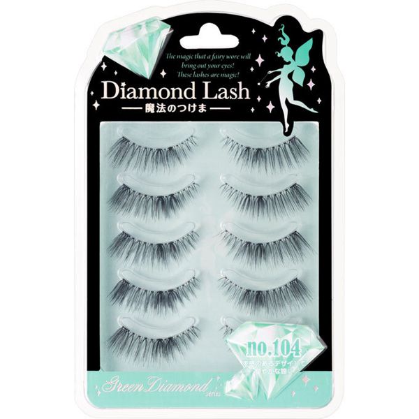 ボリューム感のある華やかな目元を演出!Diamond Lash(ダイヤモンドラッシュ)『ダイヤモンドラッシュ グリーンダイヤモンドシリーズ no.104』をご紹介に関する画像1