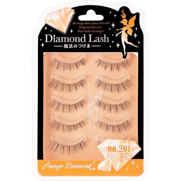 魔法のつけま!Diamond Lash(ダイヤモンドラッシュ)の『ダイヤモンドラッシュ オレンジダイヤモンドシリーズ no.201』のご紹介に関する画像1