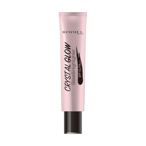 血色感のあるツヤ肌を演出するRIMMEL(リンメル)『クリスタル グロウ ベース&ハイライター 002 クリスタルグロウピンク』をご紹介に関する画像1