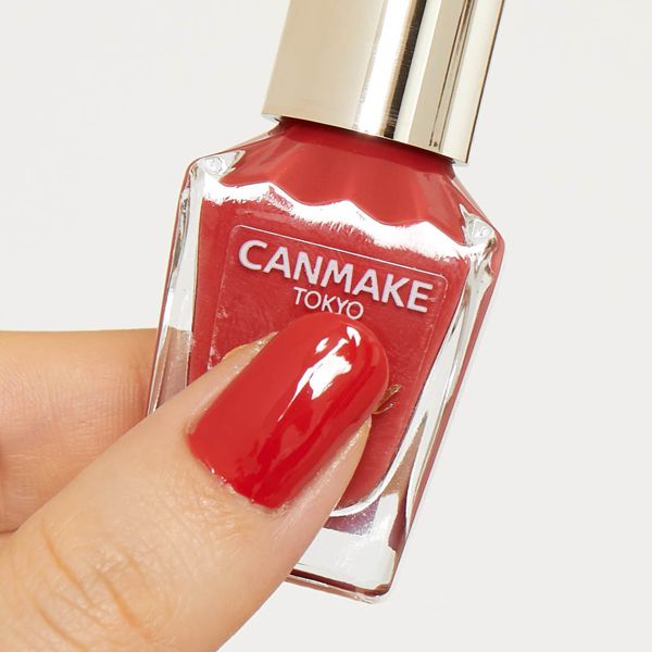 CANMAKE(キャンメイク)『カラフルネイルズ N35 アーバンルージュ』の使用感をレポに関する画像4