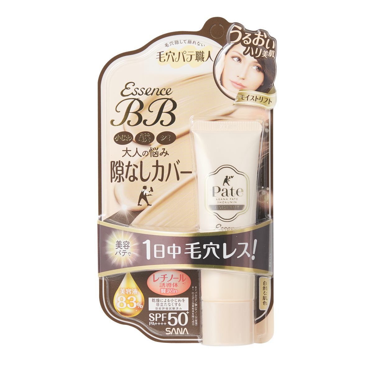 毛穴パテ職人】エッセンスBBクリーム ML（モイストリフト） 33g SPF50+