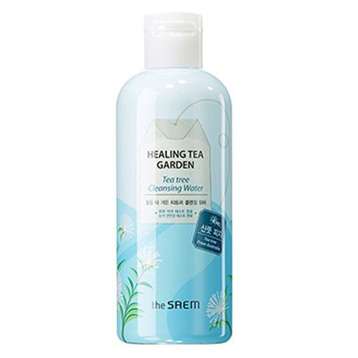 ワンステップクレンジングthe SAEM(ザセム)『ヒーリングティガーデン ティーツリー クレンジングウォーター』をご紹介に関する画像1