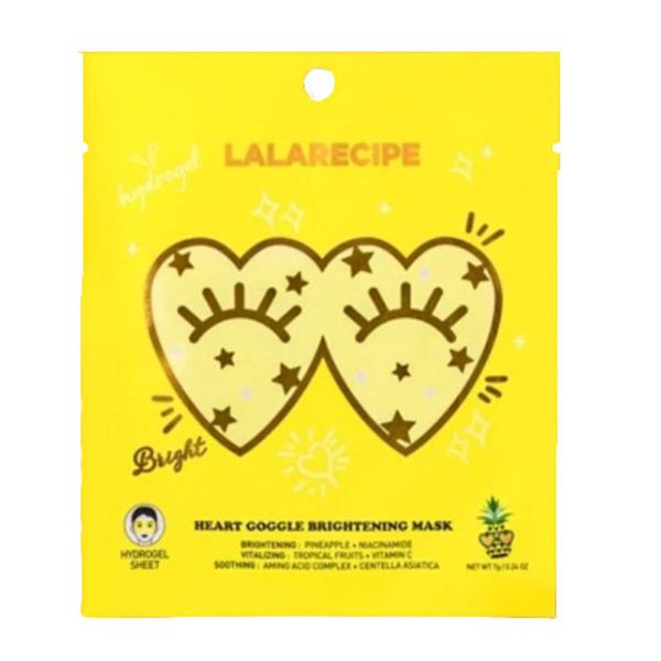 ハートの見た目がキュートなLALARECIPE(ララレシピ)『ハートゴーグルブライトニングマスク』の使用感をレポに関する画像1