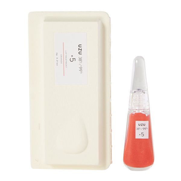 大人気UZU BY FLOWFUSHI(ウズバイフローフシ)の『38°C/99°F リップトリートメント +5 オレンジ』の使用感をレポ!に関する画像4