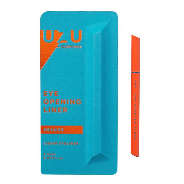 カラバリ豊富な UZU BY FLOWFUSHI(ウズバイフローフシ)『アイオープニングライナー オレンジ』の使用感レポ!に関する画像4