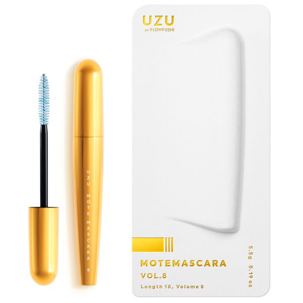 大人気UZU BY FLOWFUSHI(ウズ バイ フローフシ)の『モテマスカラ VOL.8 ナチュラルボリューム』の使用感をレポ!に関する画像1