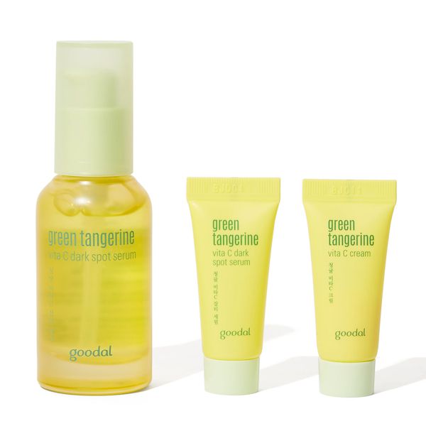 韓国コスメgoodalのグーダル・グリーンタンジェリン ビタCダークスポットセラム 30ml セットをご紹介します!に関する画像6