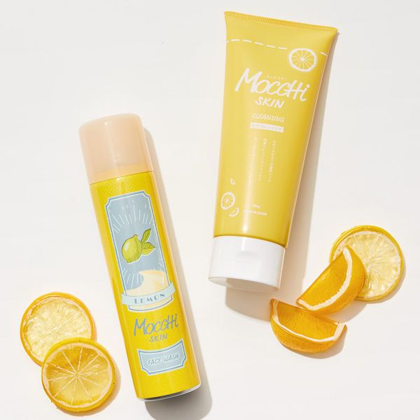 大人気のモッチスキン 吸着泡洗顔シリーズの数量限定レモンをレポに関する画像1