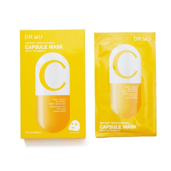 お肌がうるうるに! 噂の台湾発ブランド ドクターウーの『カプセルマスク ブライトニング Vit C』をレポに関する画像1
