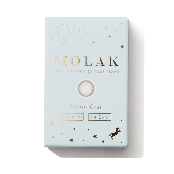 透明感のあるグレーで色素薄い系女子になれるMOLAK『マンスリー ミラーグレー』をご紹介!に関する画像1