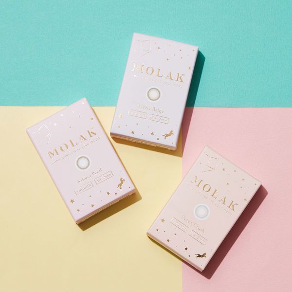 ピンク×グレーでキュートなハーフ目をゲット!? MOLAK『マンスリー ピーチクラッシュ』をご紹介に関する画像1