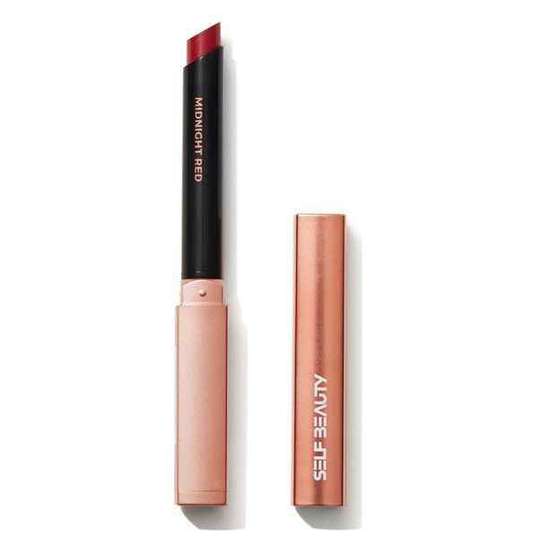 SELF BEAUTY『ビューティチュードシアマットリップ スティックカラー 201 ミッドナイト レッド』の使用感をレポ!に関する画像4