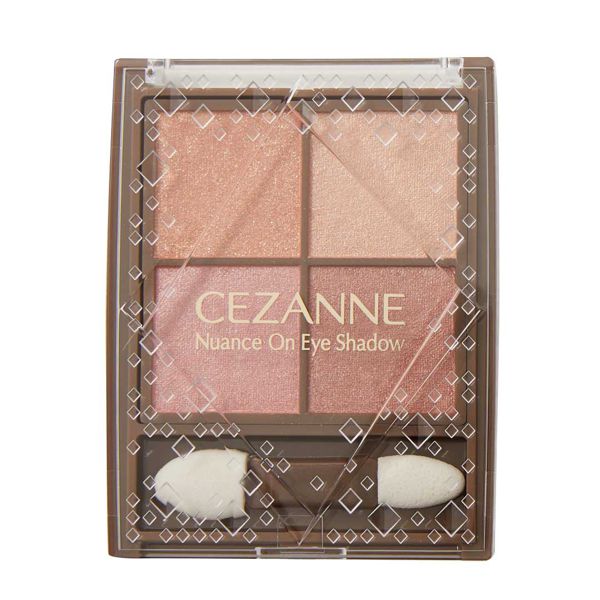 CEZANNE(セザンヌ)『ニュアンスオンアイシャドウ 01 ウォームコーラル』の使用感をレポに関する画像4