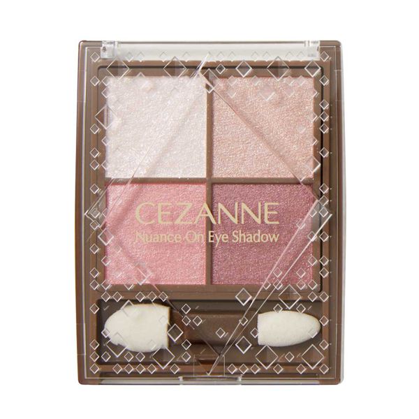 CEZANNE(セザンヌ)『ニュアンスオンアイシャドウ 02 ローズクォーツ』の使用感をレポに関する画像4