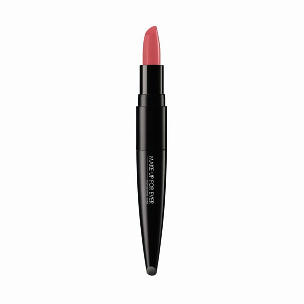 かわいさが爆発するMAKE UP FOR EVER(メイクアップフォーエバー)『ルージュアーティスト 302 エクスプローシブピーチ』の使用感をレポに関する画像1