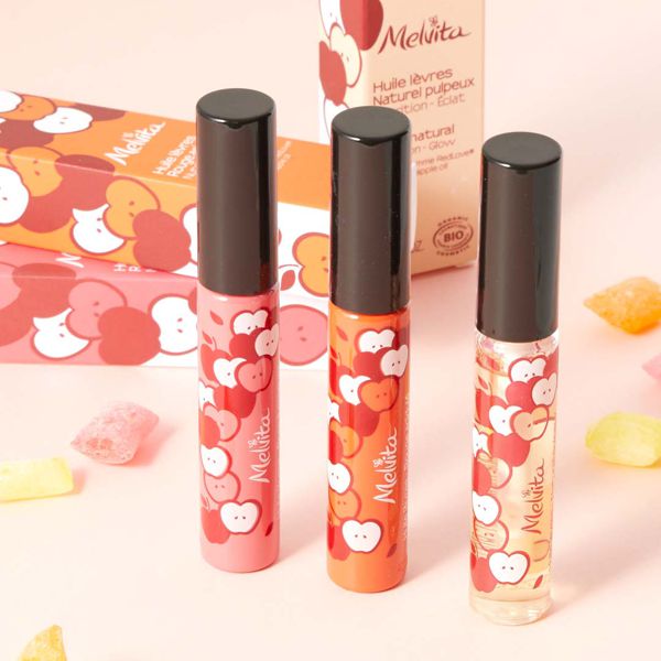 Melvita(メルヴィータ)『リップオイル ピンク』の使用感をレポに関する画像1