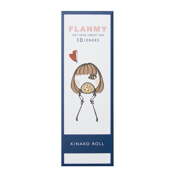 FLANMY(フランミー)『フランミー ワンデー 10枚/箱 (度なし) きなこロール』をレポに関する画像1
