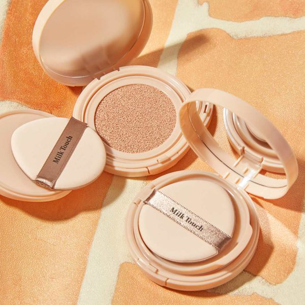 Milk Touch(ミルクタッチ)『ロングラスティング ベルベット グロウ クッション 23 ミディアムベージュ』の使用感をレポ!に関する画像1
