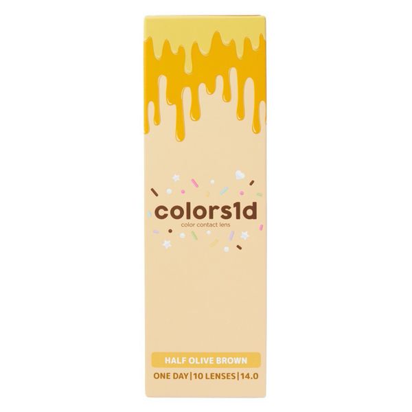 colors(カラーズ)『カラーズワンデー ハーフオリーブブラウン』をレポ!に関する画像1