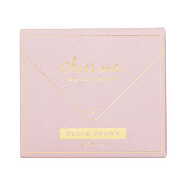 Chu’s me(チューズミー)『チューズミー ワンデー ピーチブラウン』をレポ!に関する画像1