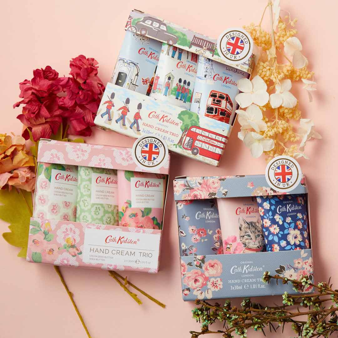 CathKidston ハンドクリーム トリオ キャット&フラワー