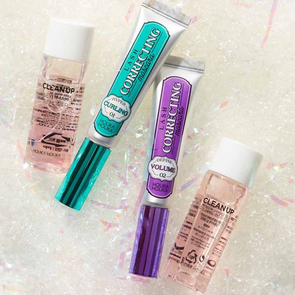 HOLIKA HOLIKA(ホリカホリカ)『ラッシュ コレクティング マスカラ 01 ハイパーカーリング クリーンアップ リップ&アイ メークアップリムーバー』をレポ!に関する画像1