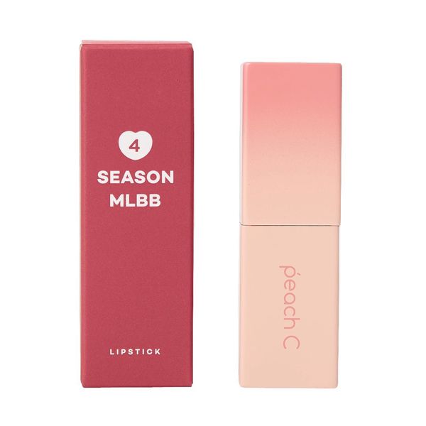 Peach C(ピーチ シー)『フォーシーズン MLBB リップスティック 04 クリスマスローズ』の使用感をレポ!に関する画像4