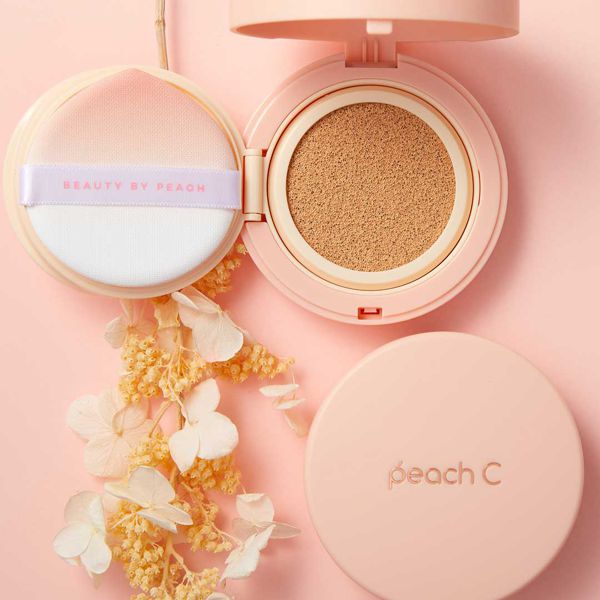 Peach C(ピーチシー)『ハニーピーチグロウ クッション 02 ベージュ』の使用感をレポ!に関する画像1