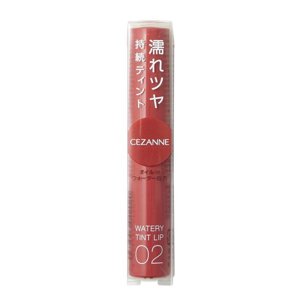 CEZANNE(セザンヌ)『ウォータリーティントリップ 02 コーラルレッド』の使用感をレポ!に関する画像1