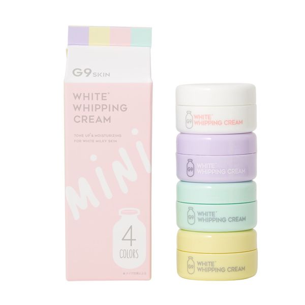G9SKIN(ジーナインスキン)『G9スキン ホワイトホイッピングクリーム 4COLORS』をご紹介に関する画像1