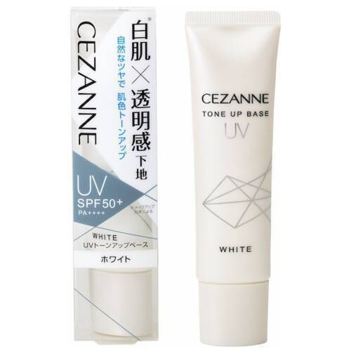 セザンヌ『UVトーンアップベース ホワイト』の使用感をレポに関する画像4