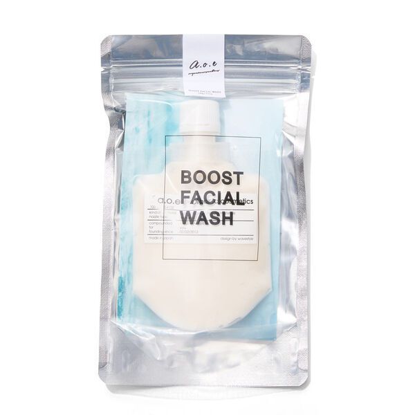 a.o.e organic cosmetics(エーオーイーオーガニックコスメティックス)『ブーストフェイシャルウォッシュ』の使用感をレポに関する画像4