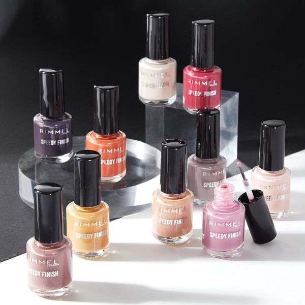 RIMMEL(リンメル)『スピーディ フィニッシュ N 412 スモーキーレッド』の使用感をレポに関する画像1