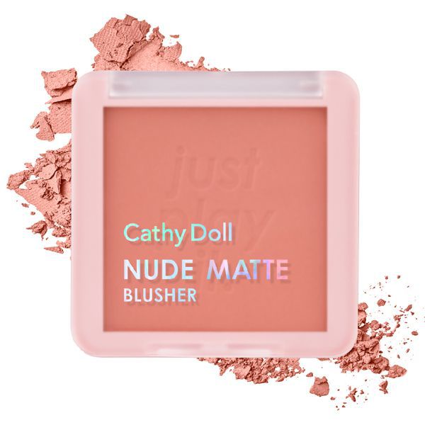 Cathy Doll(キャシードール)『ヌードマットブラッシャー 01 Buddy Beige』の使用感をレポに関する画像4