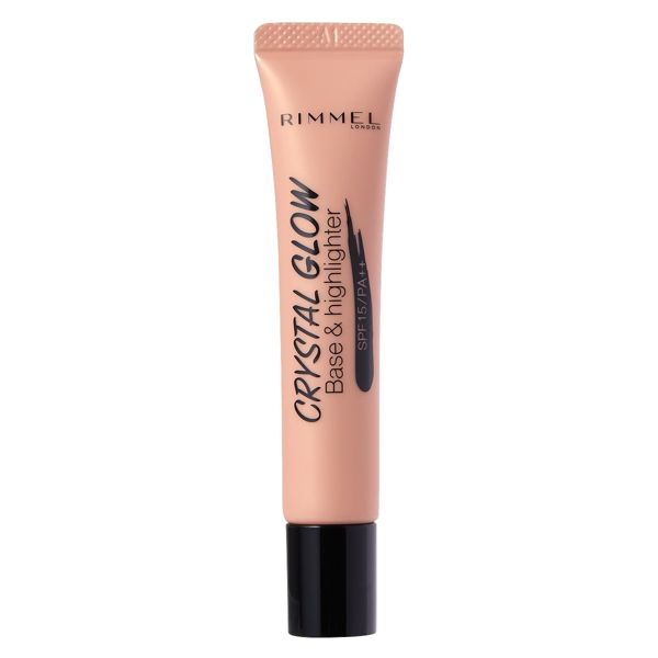RIMMEL(リンメル)『クリスタル グロウ ベース&ハイライター 004 クリスタルグロウピーチ』の使用感をレポに関する画像4