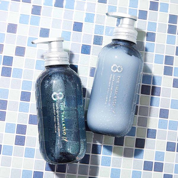 8 THE THALASSO u (エイト ザ タラソ ユー)『CBD&バランシング ダメージリペア 美容液ヘアトリートメント』の使用感をレポに関する画像1