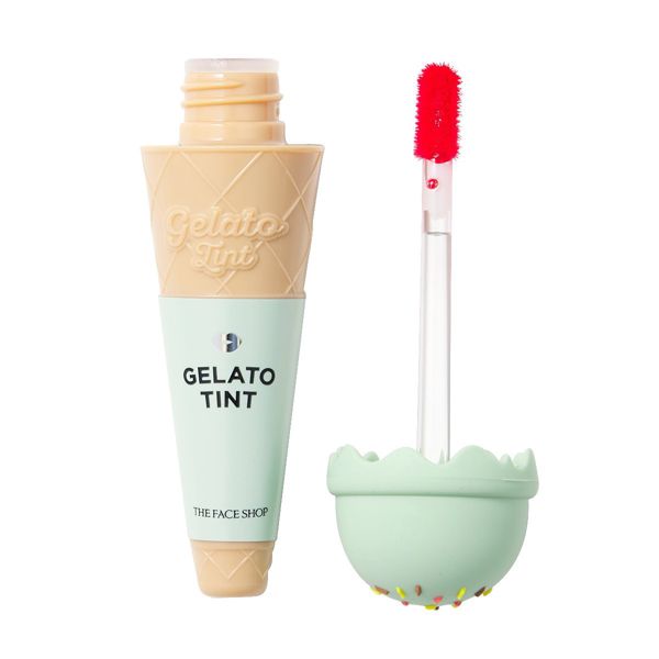 THE FACE SHOP(ザフェイスショップ)『ジェラートティント スイカレッドピンク』の使用感をレポに関する画像4