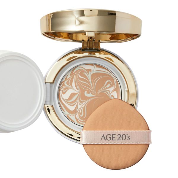 AGE 20’s(エイジ 20’s)『シグネチャー エッセンス カバー パクト ロング ステイ 23号 ミディアムベージュ』の使用感をレポに関する画像4