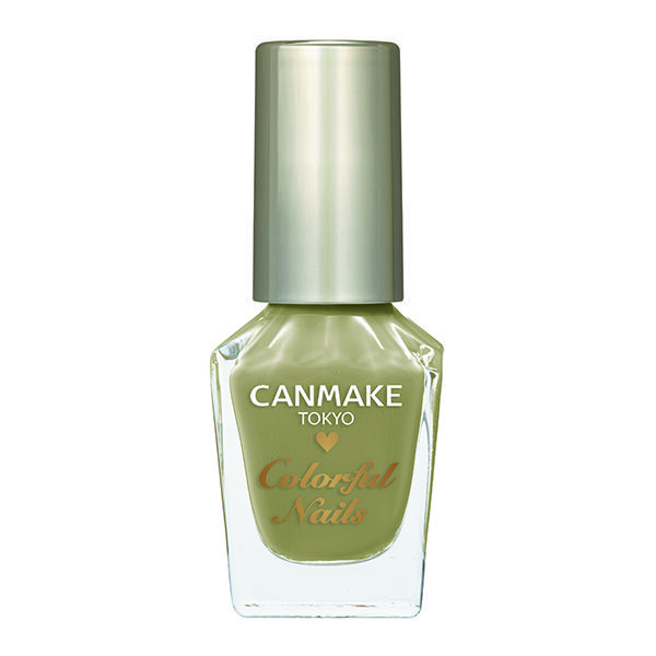 CANMAKE（キャンメイク）『カラフルネイルズ N56 オリーブグリーン【限定色】』の使用感をレポに関する画像4