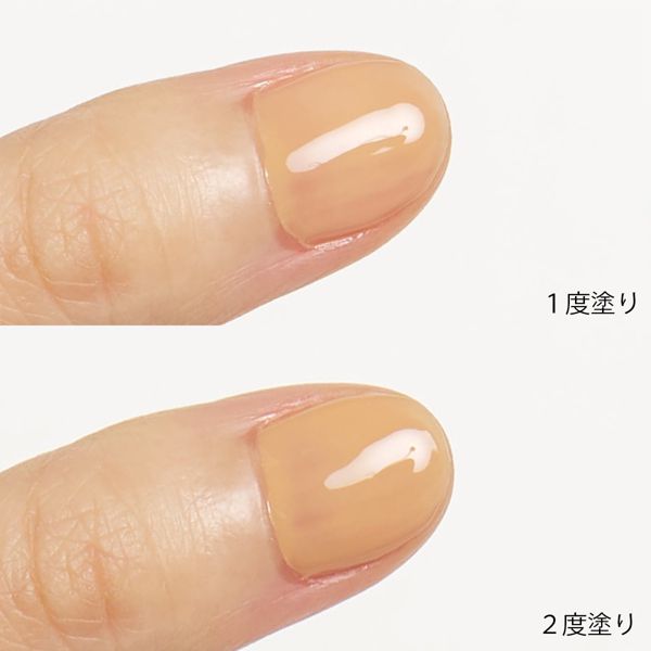 SQUSE ME(スキューズミー)『グロッシーコート ミルキーキャラメル【限定色】』の使用感をレポに関する画像7