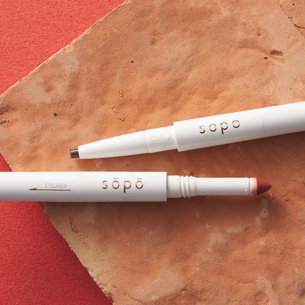 sopo(ソポ)『パウダー&ライナー 06 アールグレイアイスティー』の使用感をレポに関する画像1