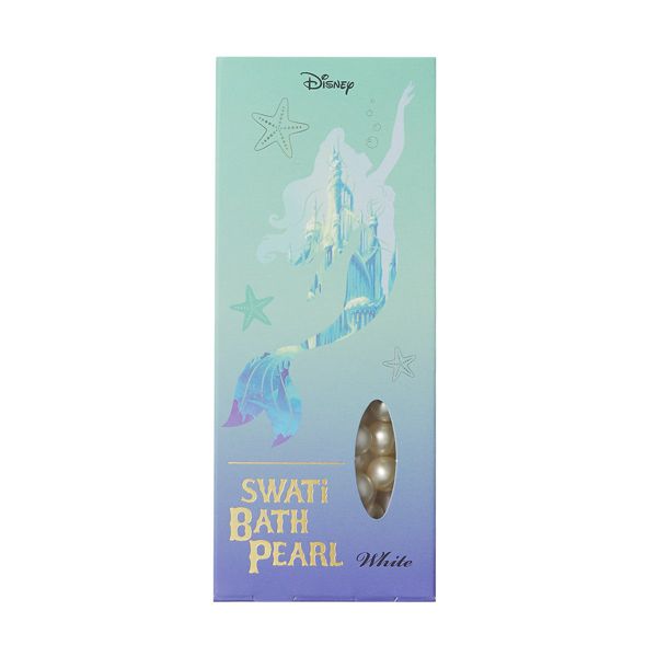 SWATi(スワティー)『バスパール<Disney Princess > (アリエル)ホワイト』の使用感をレポに関する画像4
