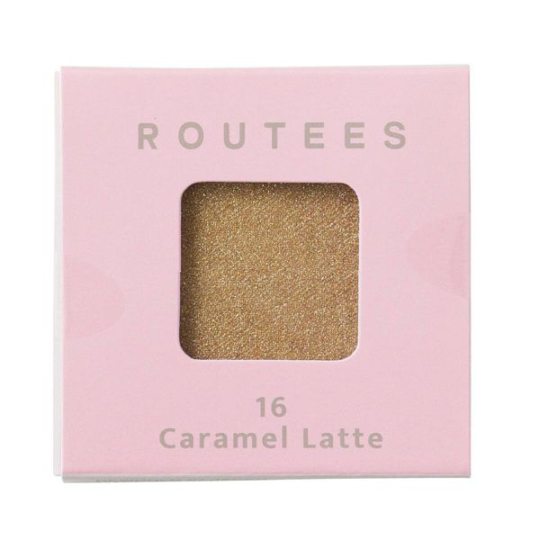 ROUTEES『アイシャドウ 16 キャラメルラテ 1.9g』の使用感をレポに関する画像4